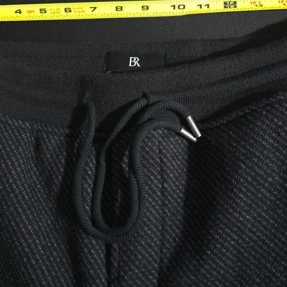 Banana Republic Wool Blend Twill Cargo Jogger Mens L Charcoal Grey Straight Pant